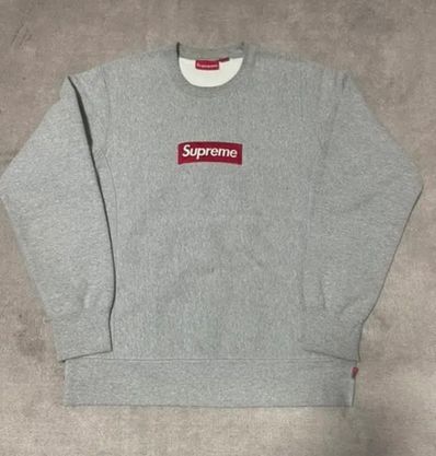Supreme Box Logo Crewneck "Grey" (15FW)