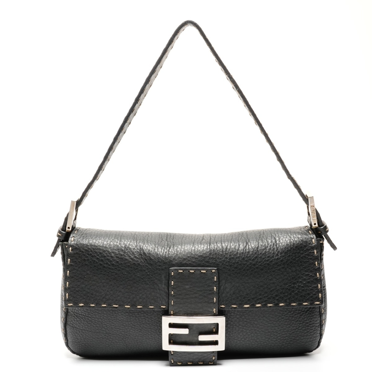 フェンディ FENDI レザー セレリア マンマバケット ワンショルダー ショルダーバッグ【中古】