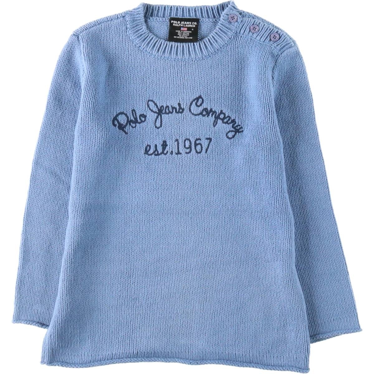 古着 00年代 ラルフローレン Ralph Lauren POLO JEANS COMPANY コットンニットセーター レディースS相当/eaa652759