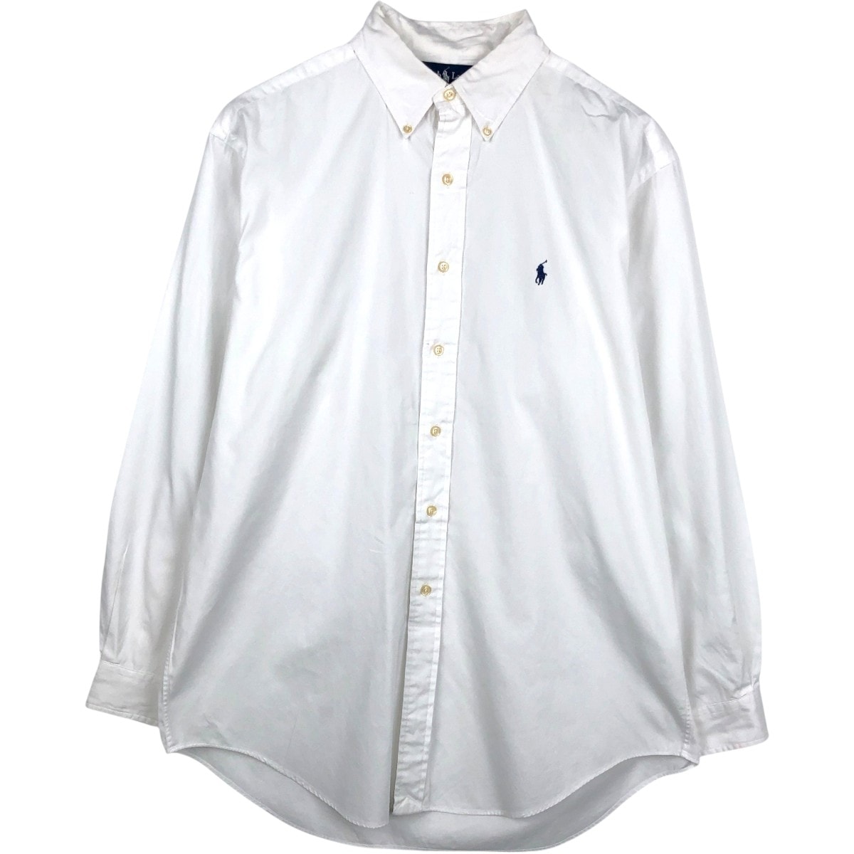 古着 ラルフローレン Ralph Lauren YARMOUTH 長袖 ボタンダウンシャツ メンズL相当/eaa662927