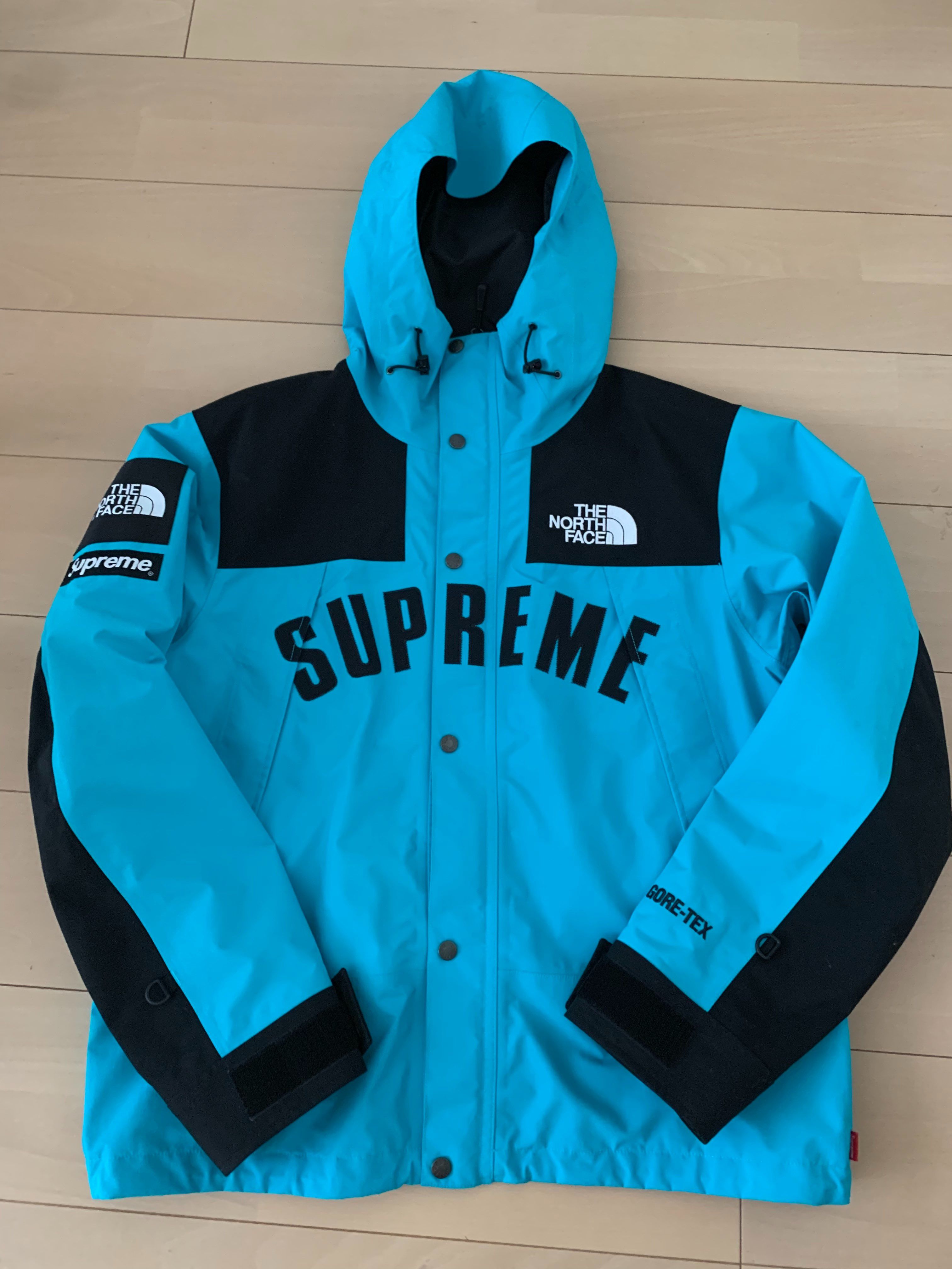 Supreme x The North Face Arc Logo Mountain Parka "Blue"