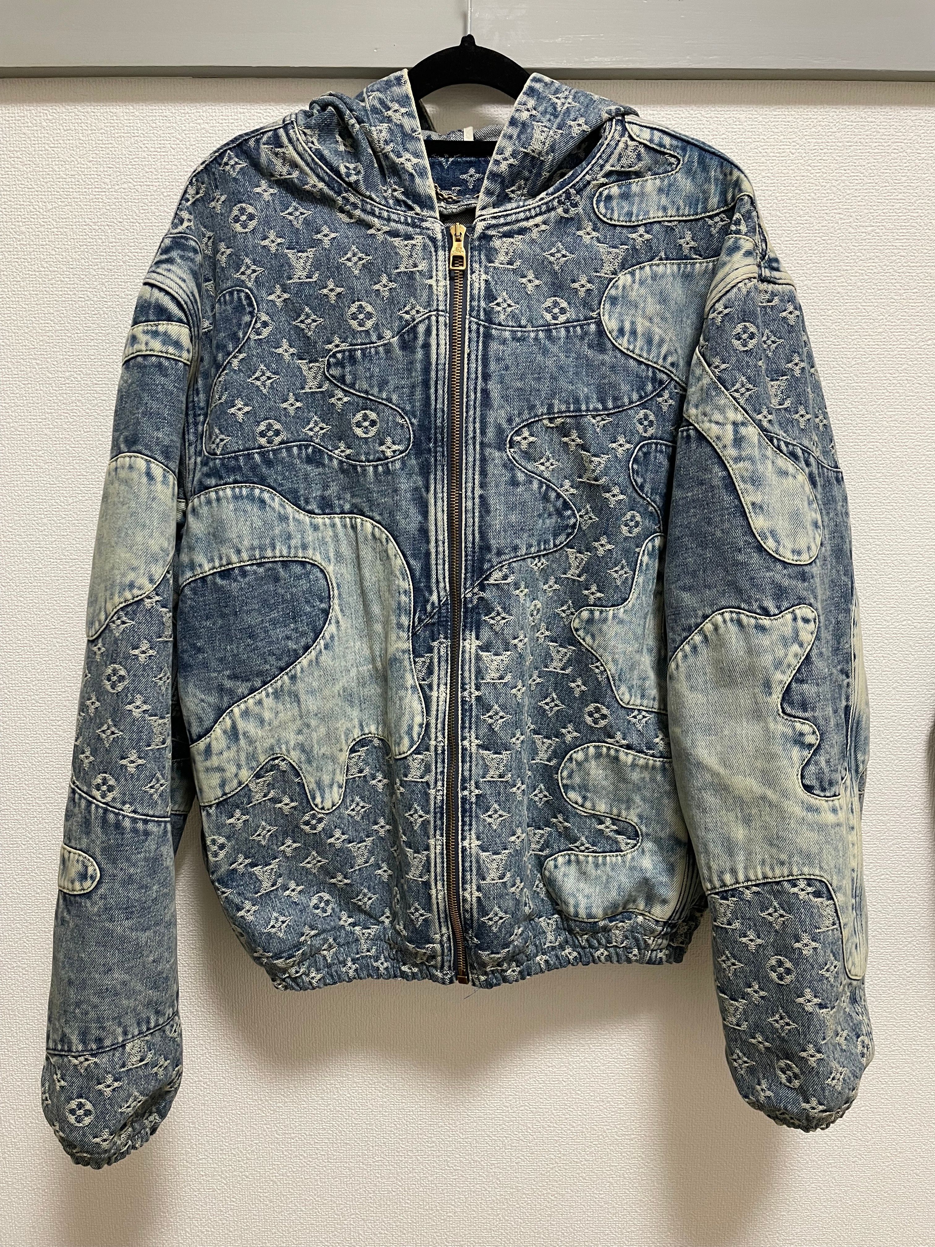 Louis Vuitton x NIGO MONOGRAM PATCHWORK DENIM HOODIE "Denim"