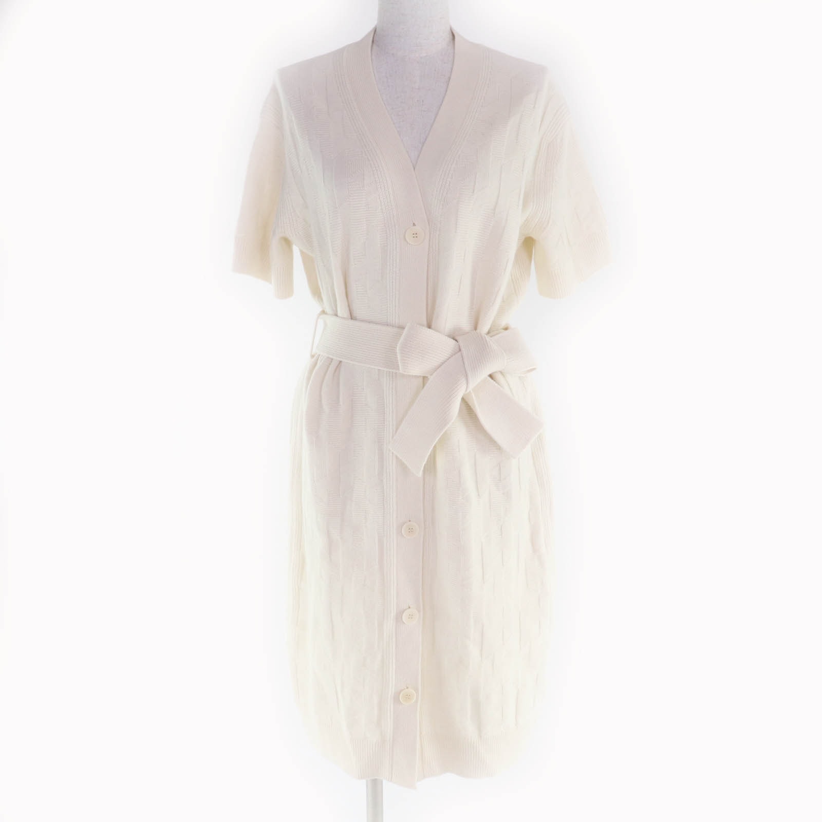 極美品 エルメス ワンピース アイボリー レディース 38 4E2522D3