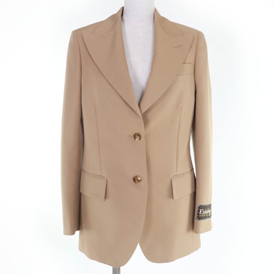 未使用品 グッチ テーラードジャケット ベージュ レディース 36 661699