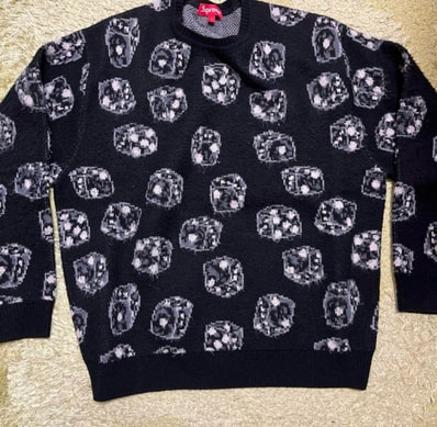 Supreme Dice Sweater "Black"