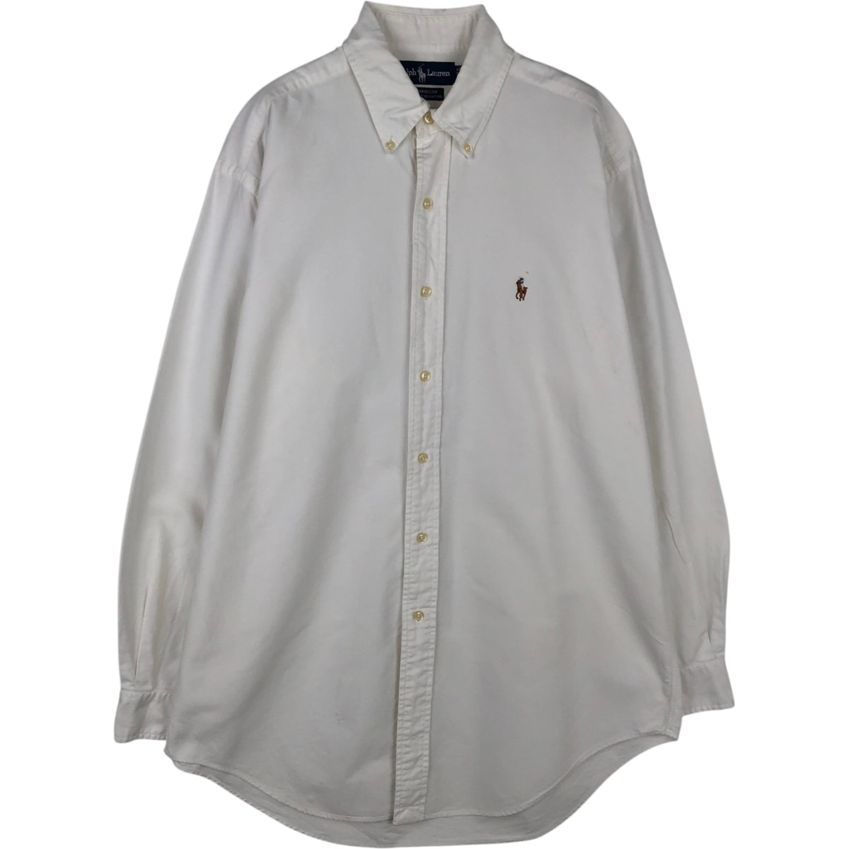 古着 ラルフローレン Ralph Lauren YARMOUTH 長袖 ボタンダウンシャツ メンズM相当/eaa477499