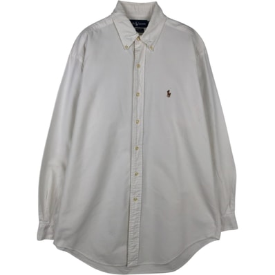 古着 ラルフローレン Ralph Lauren YARMOUTH 長袖 ボタンダウンシャツ メンズM相当/eaa477499