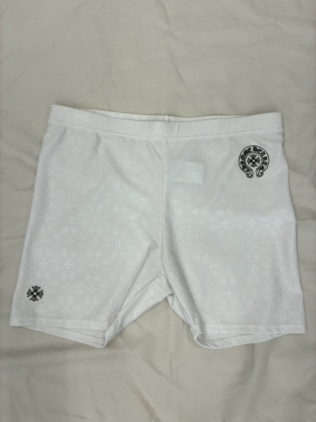 【Chrome Hearts】ウィメンズショートパンツ「STAGE FIVE BIKE」ホワイト