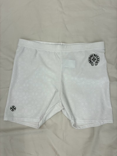 【Chrome Hearts】ウィメンズショートパンツ「STAGE FIVE BIKE」ホワイト