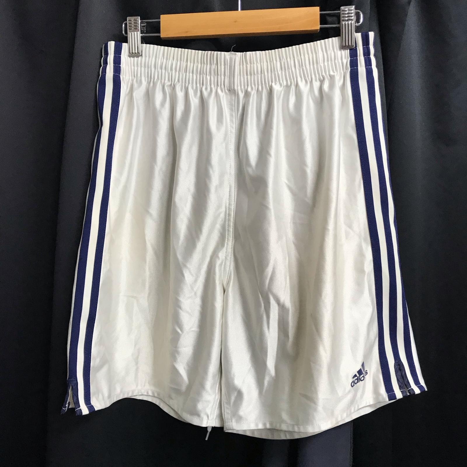 adidas/アディダス★ハーフ/ショートパンツ【メンズL/股下17cm/白】サッカーウェア/ズボン/ボトムス/Pants/Trousers◆BJ130-d