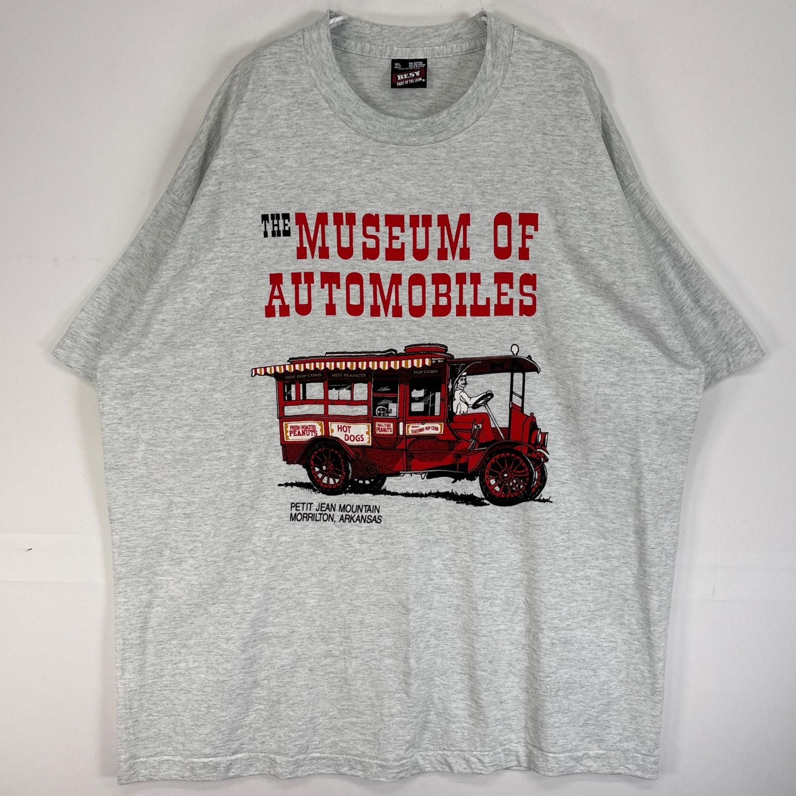 古着 フルーツオブザルーム FRUIT OF THE LOOM 半袖Tシャツ USA製 シングルステッチ 50/50 大きいサイズ XL ヘザーグレー プリント メンズ