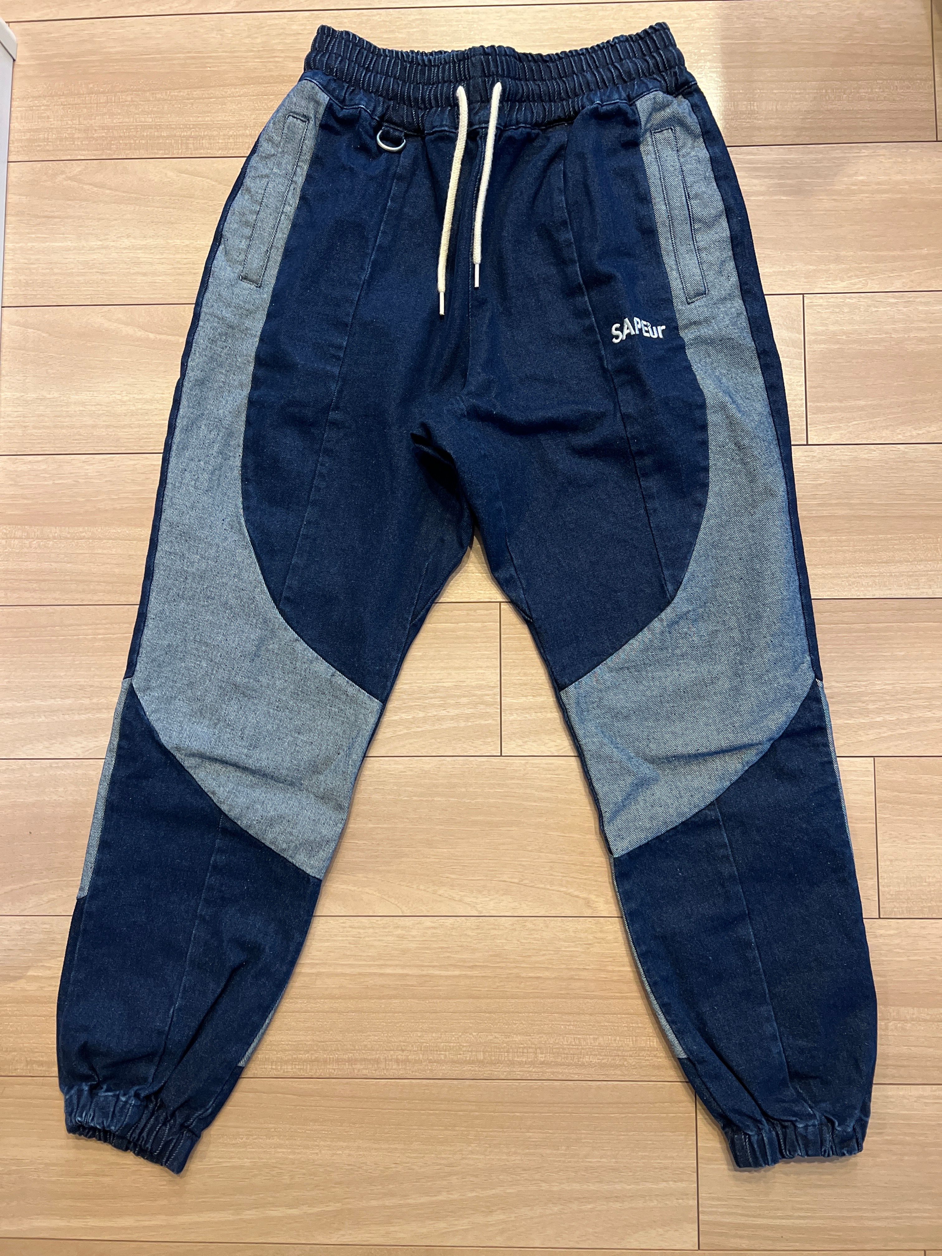 SAPEur DENIM TRACK PANTS "Indigo"
