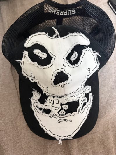 Supreme x The Misfits Mesh Back 6-Panel "Black"