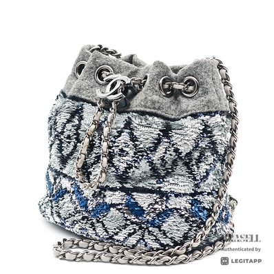 CHANEL シャネル 28648796 ショルダーバッグ Wool Gray レディース