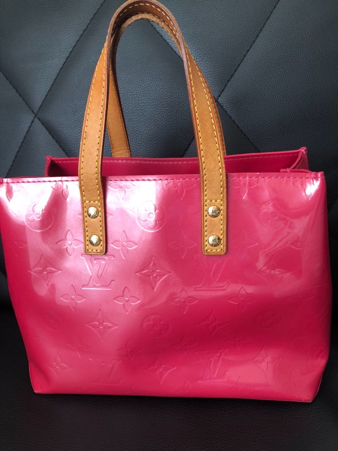 Louis Vuitton Monogram Verni PM Patent Leather "Hotpink"