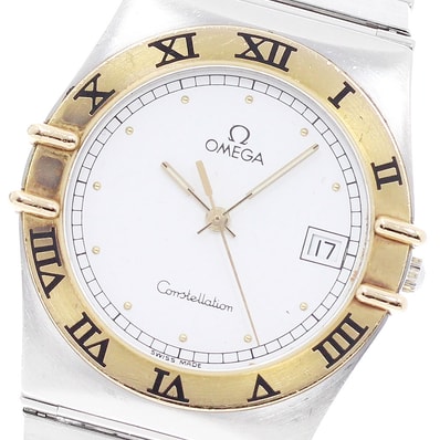 オメガ コンステレーション YGベゼル デイト クォーツ メンズ 【中古】