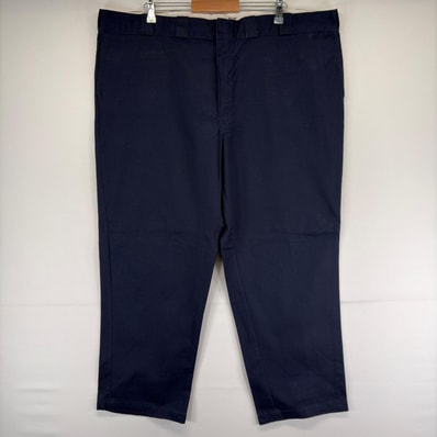 古着 ディッキーズ Dickies パンツ 874 ワンポイントロゴ 作業着 ワークパンツ w48 L30 ネイビー メンズ