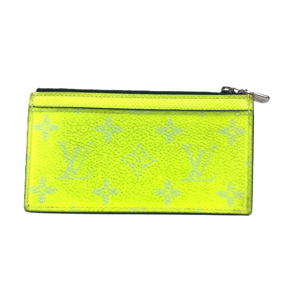 ルイヴィトン LOUIS VUITTON コインカード・ホルダー M30950 タイガラマ カードケース 名刺入れ パスケース 財布 フラグメントケース コインケース タイガレザー イエロー