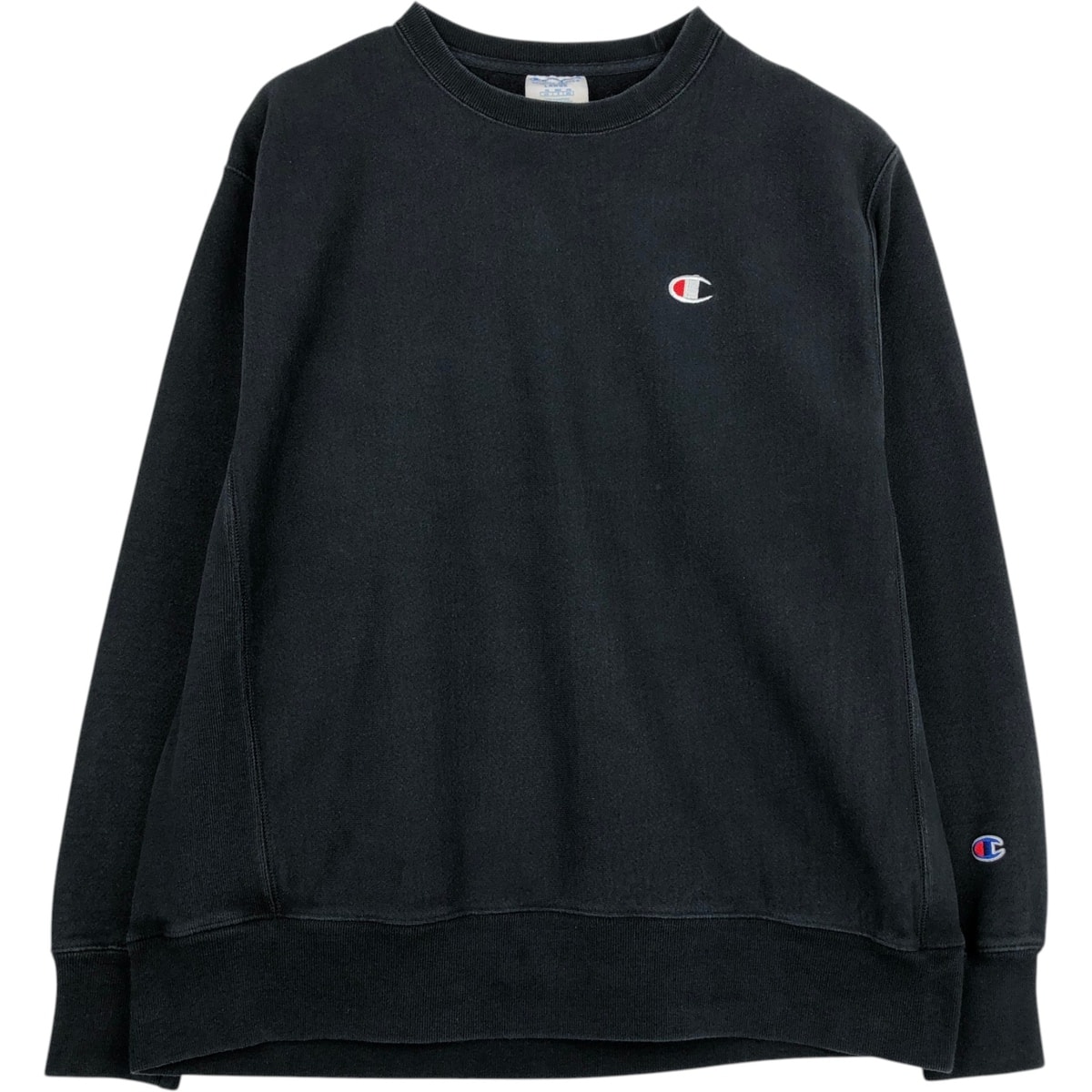 古着 チャンピオン Champion REVERSE WEAVE リバースウィーブ ワンポイントロゴスウェットシャツ トレーナー メンズL相当/eaa633700
