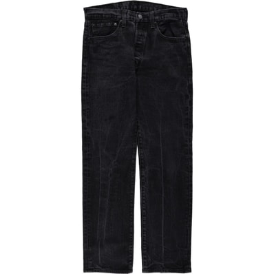 古着 リーバイス Levi's 501 ブラックデニム ストレートデニムパンツ メンズw32相当/eaa671293