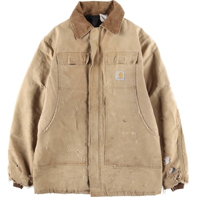 古着 カーハート Carhartt トラディショナルコート 中綿入り ダックワークジャケット メンズL相当/eaa613394
