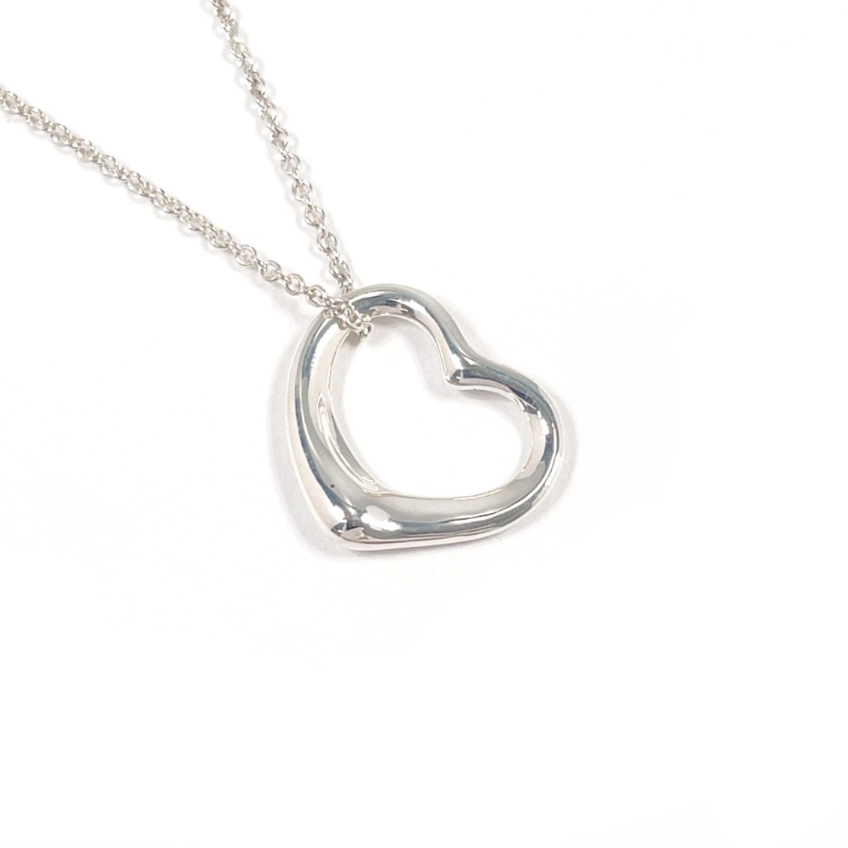ティファニー ネックレス オープンハート エルサペレッティ シルバー