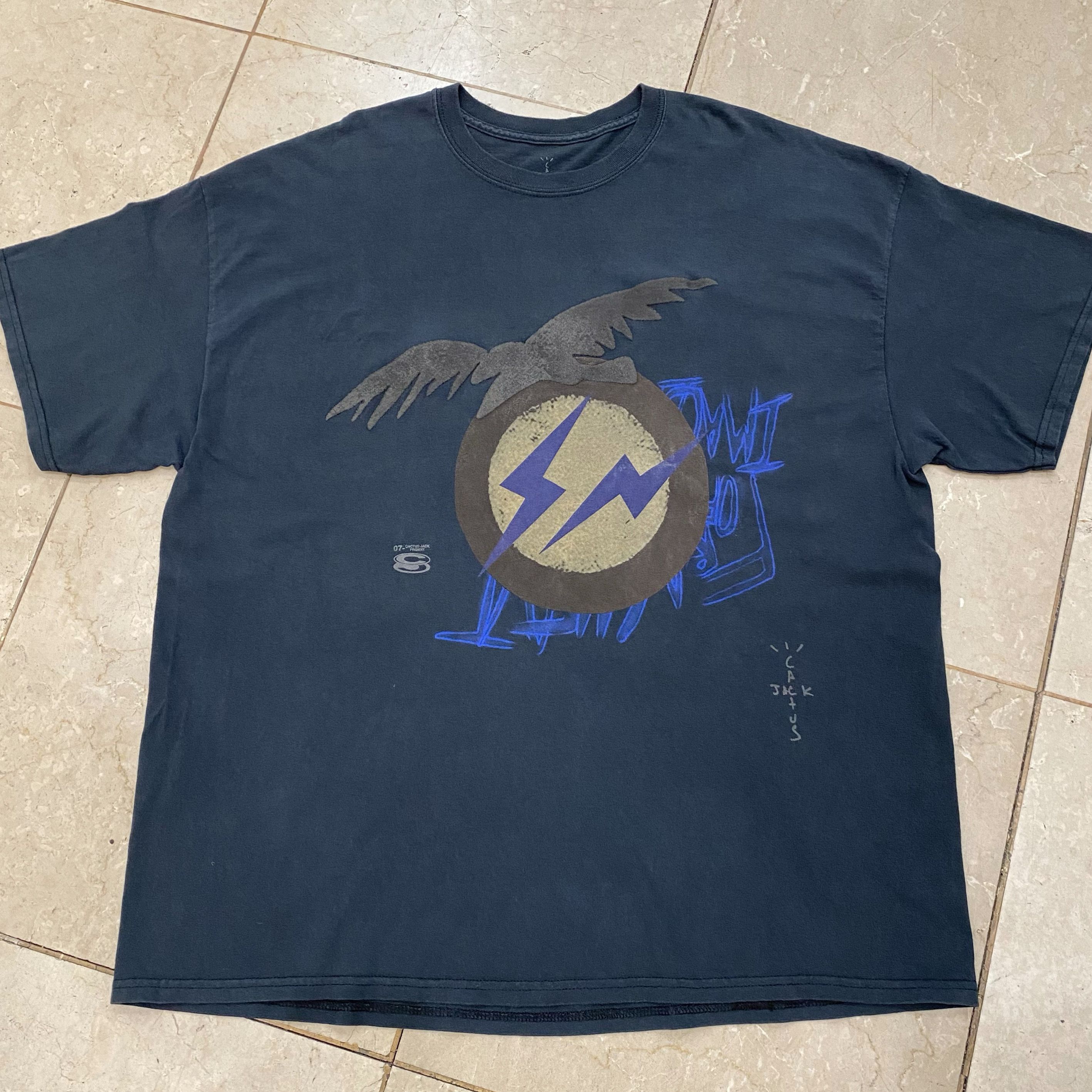 Travis Scott Cactus Jack For Fragment Create Tee "Black"