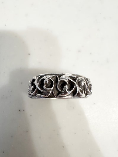 Chrome Hearts Eternity Vine Band Ring "Silver"