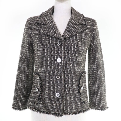 極美品 シャネル ジャケット ブラウン系 34 03A P21954V12899