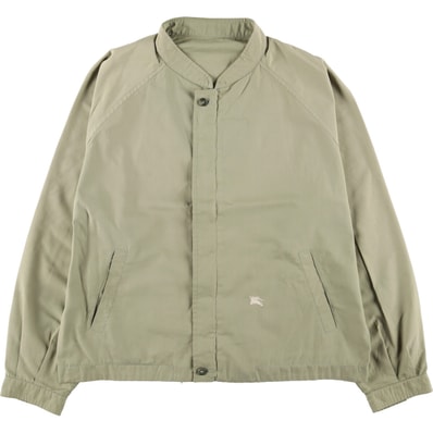 古着 バーバリー Burberry's スタンドカラー ジップアップジャケット スペイン製 メンズXL相当/evb031236