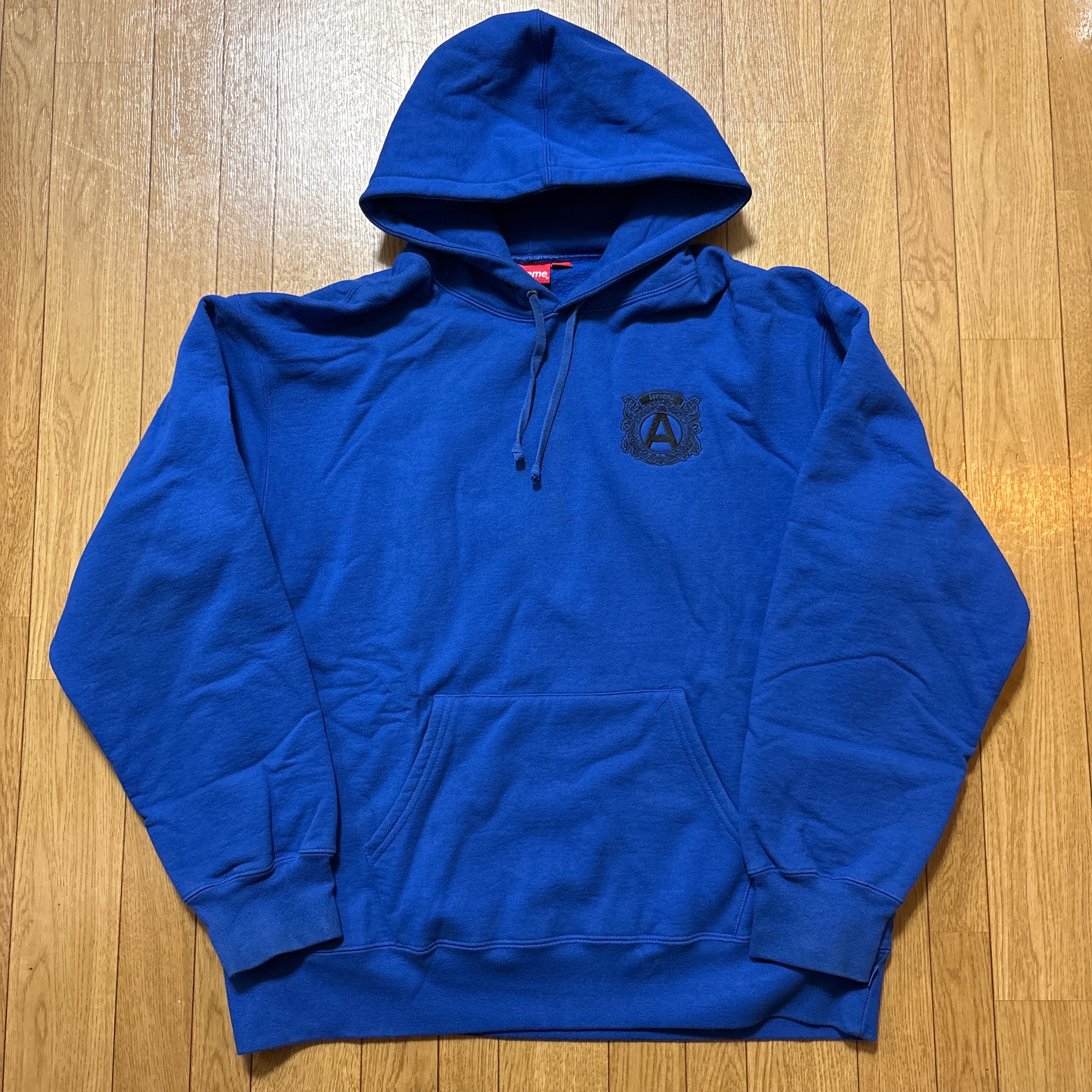 Supreme Anti Hooded Sweatshirt "Royal"