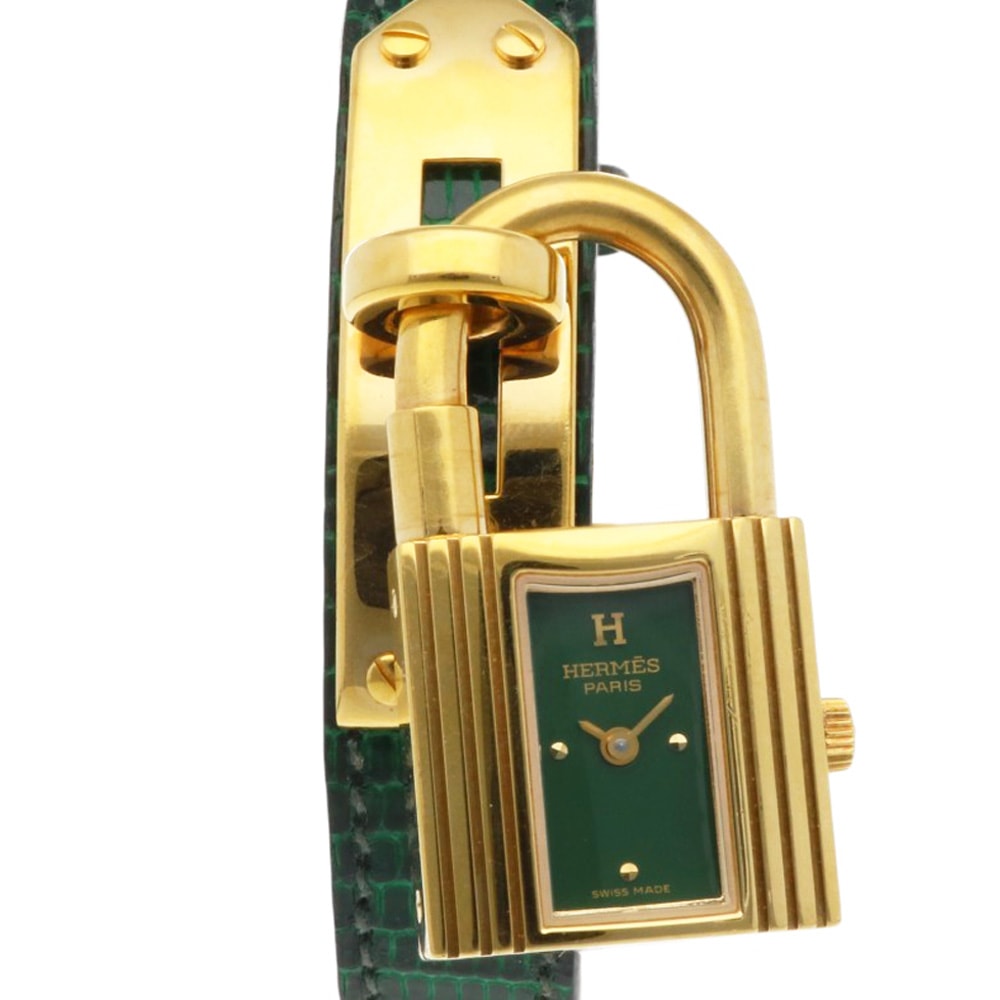 HERMES エルメス キャプテンニモ クォーツ レディース ベルト社外 腕時計 正規品 / C623 C (やや傷や汚れあり)】HERMES エルメス キャプテンニモ クォーツ