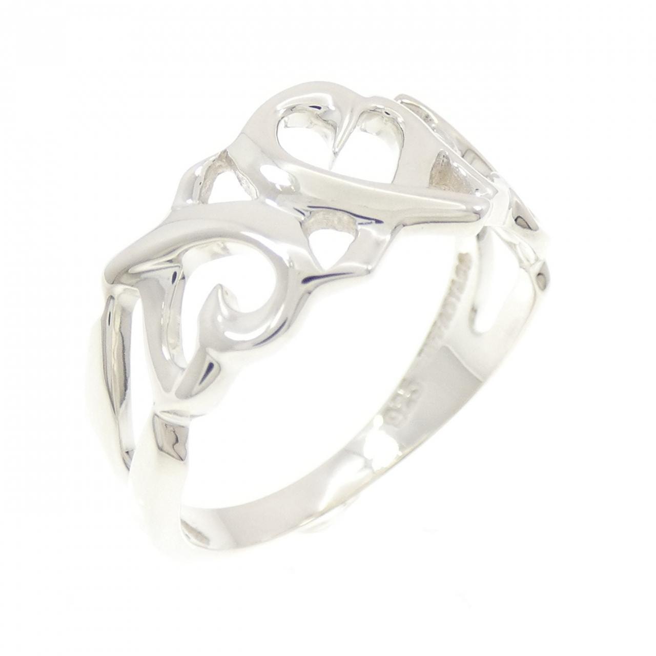 ティファニー トリプルラビングハート リング