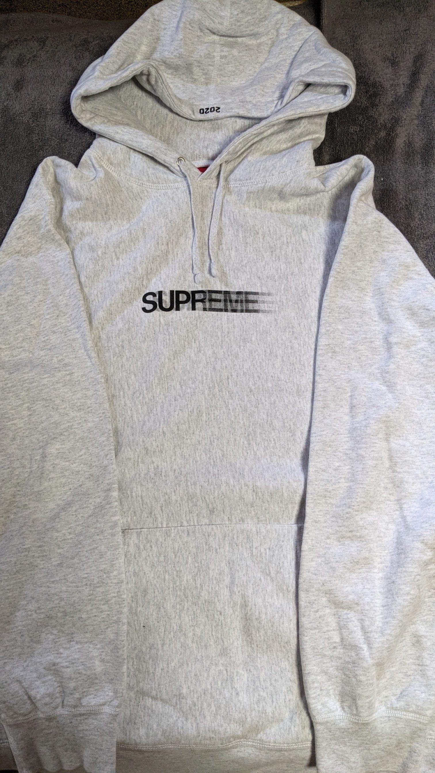 Supreme Motion Logo Hooded Sweatshirt "Grey" (20SS)