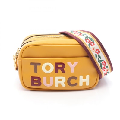 トリーバーチ Tory Burch ペリー ハイフリークエンシー ミニ ショルダーバッグ バッグ レザー レディース イエロー系 / マルチカラー 【中古】