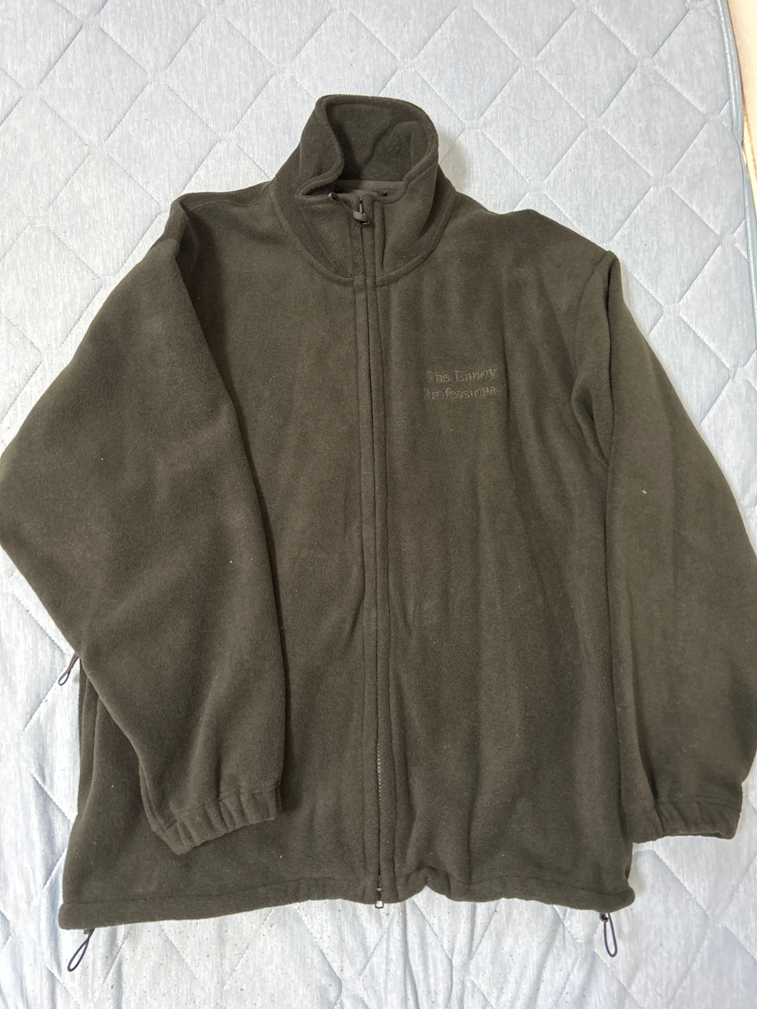 エンノイ 23AW シティ フリース ジャケット+パンツ "トウキョウ ブラック"