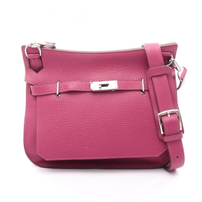 エルメス HERMES ジプシエール28 ショルダーバッグ バッグ レザー トリヨンクレマンス トリヨンクレマンス トスカ □O刻印(2011年製造) レディース ピンク系 【中古】