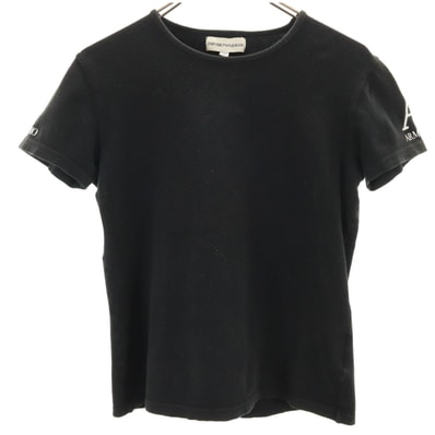 Emporio Armani エンポリオアルマーニ 日本製 半袖 Tシャツ M ブラック