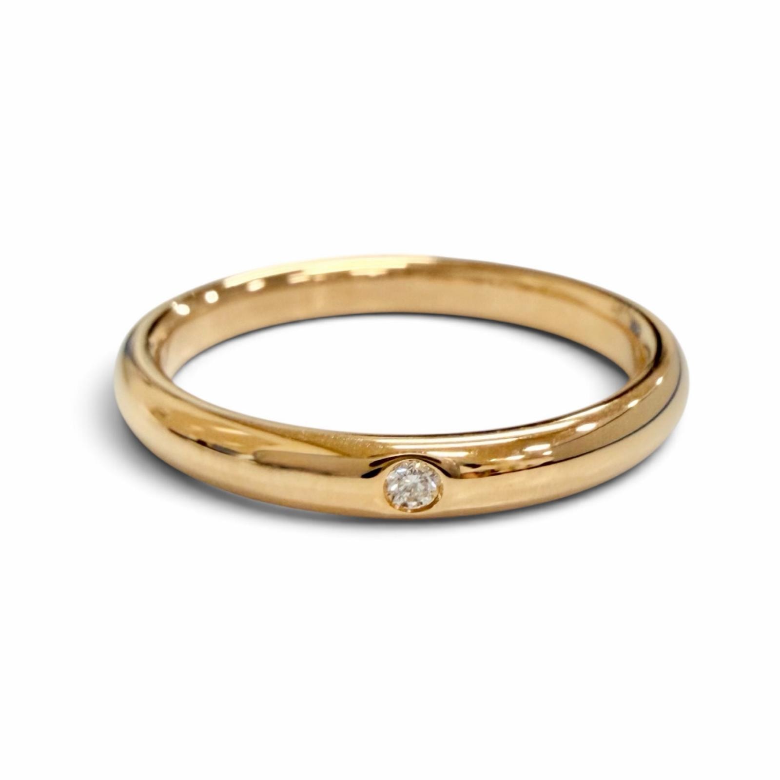 極美品 ティファニー スタッキング バンドリング 750 PG JP17号
