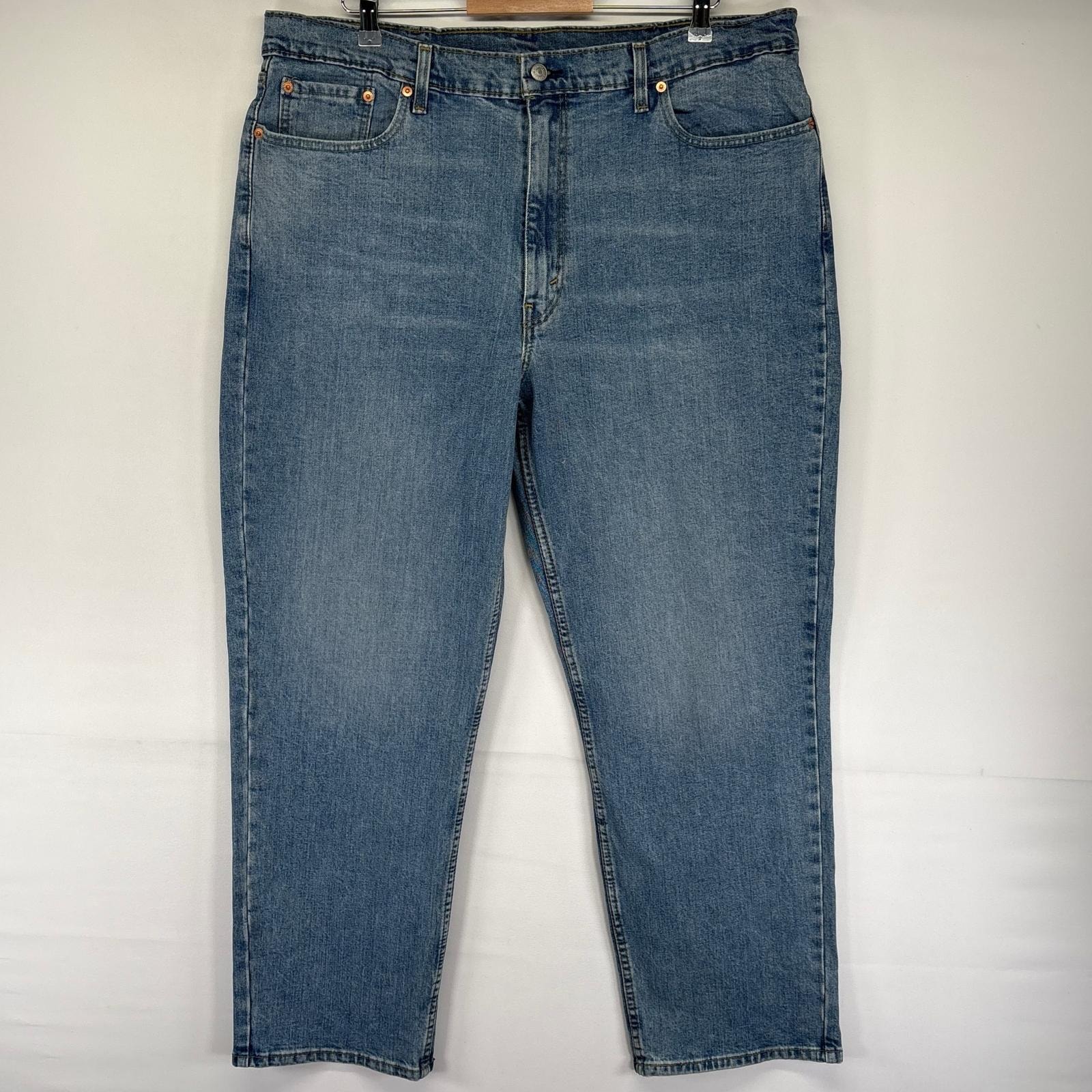 古着 リーバイス Levi's デニム パンツ デニムパンツ 550 大きいサイズ ジーパン テーパード ジーンズ W40 L32  ブルー系 メンズ