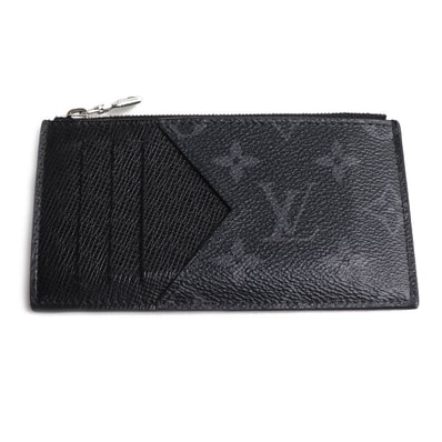 LOUIS VUITTON ルイ・ヴィトン コインカード・ホルダー コインケース モノグラム・エクリプス/タイガ ブラック M30271 IC メンズ【中古】