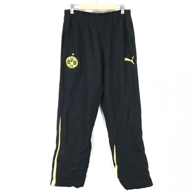 プーマ/PUMA★BVB09 /ブンデスリーガ/ドルトムント/ジャージ/サッカーパンツ【メンズUK-S/股下78cm/黒】Dortmund/Pants/Trouser◆cBH591