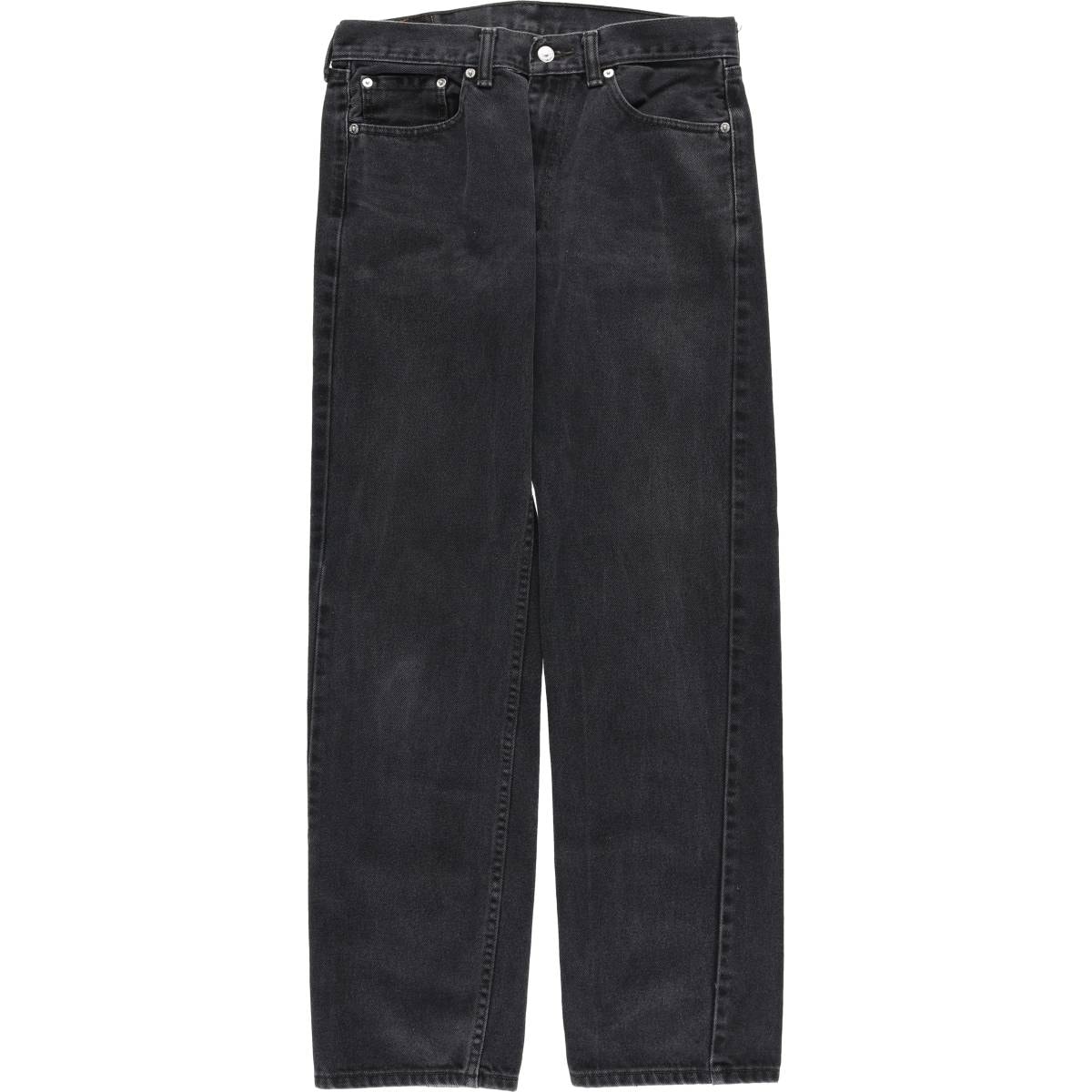 古着 リーバイス Levi's 505 ブラックデニム テーパードデニムパンツ メンズw33相当/eaa614643