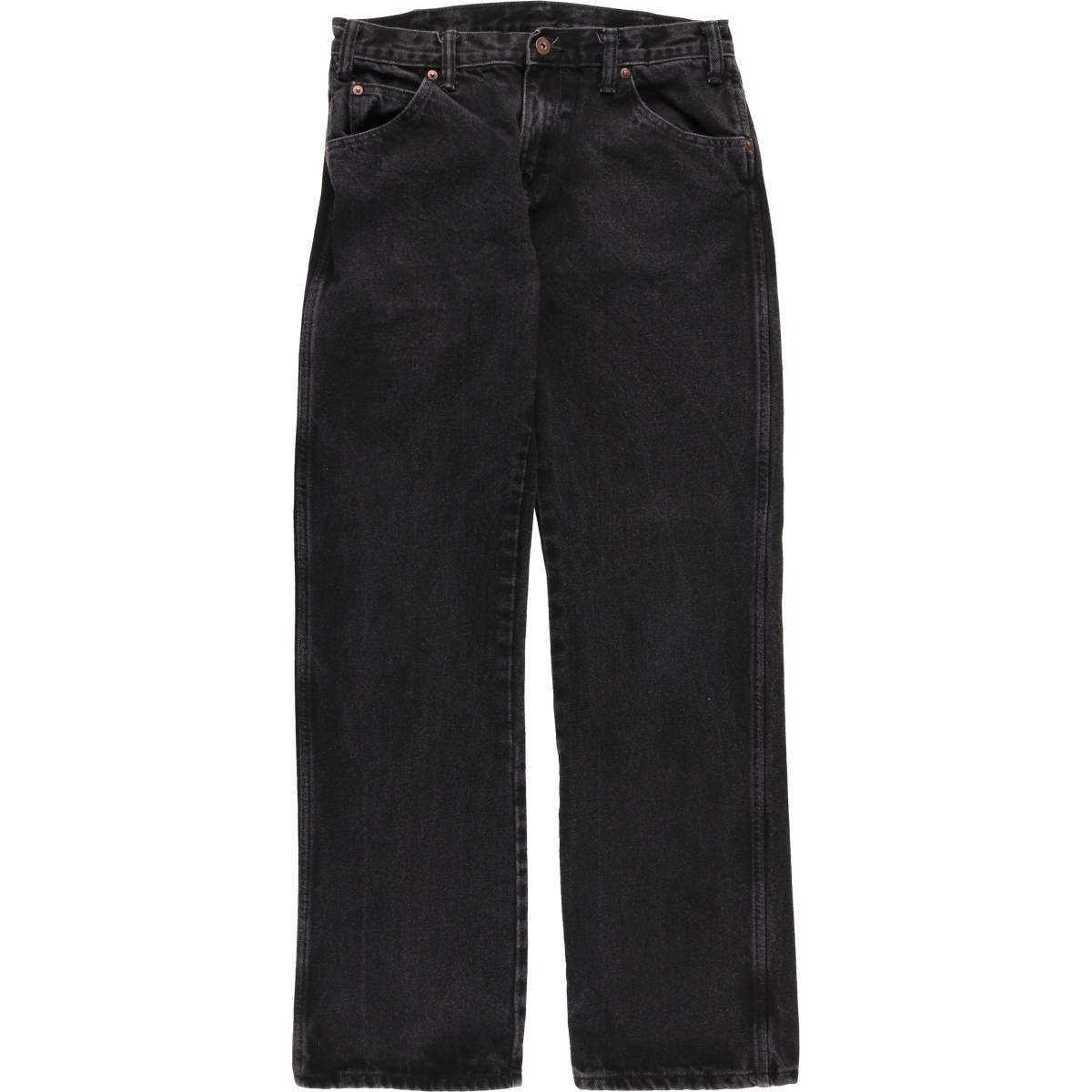 古着 ディッキーズ Dickies REGULAR ブラックデニム ストレートデニムパンツ メンズw32相当/eaa612448