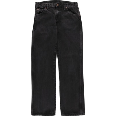 古着 ディッキーズ Dickies REGULAR ブラックデニム ストレートデニムパンツ メンズw32相当/eaa612448