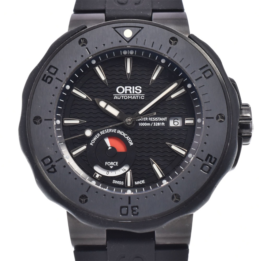 オリス ORIS 01.667.7645.7284 コール・モスキーン リミテッドエディション 2000本限定 自動巻き メンズ 良品 箱付き 腕時計 Q#149092