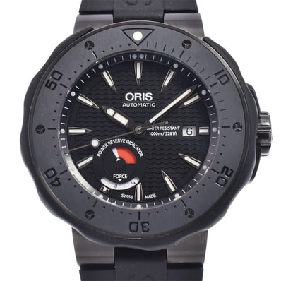 オリス ORIS 01.667.7645.7284 コール・モスキーン リミテッドエディション 2000本限定 自動巻き メンズ 良品 箱付き 腕時計 Q#149092