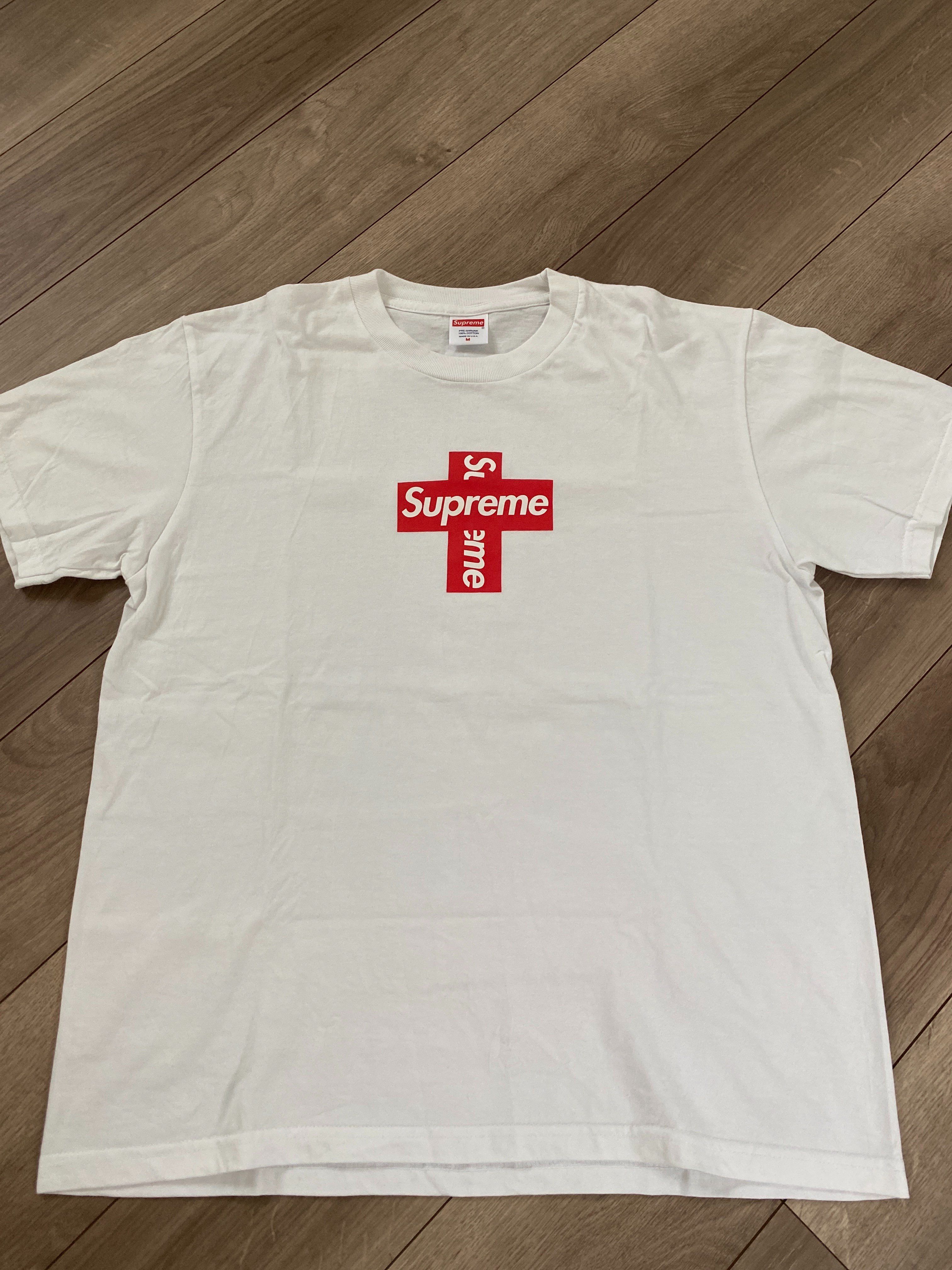 Supreme Cross Box Logo Tee "White"