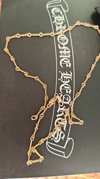 Chrome Hearts 22K Twist Chain Necklace "Yellow Gold"