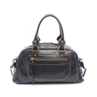 エム・シー・エム MCM トートバッグ バッグ レザー レディース ブラック系 【中古】
